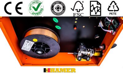 вид модели сварочный полуавтомат hamer mig-250x