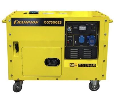 вид модели генератор бензиновый champion gg7500es