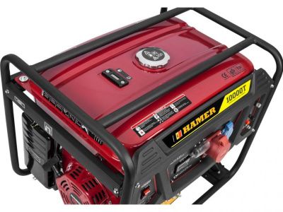 вид модели генератор бензиновый hamer 10000t-pro (трехфазный)