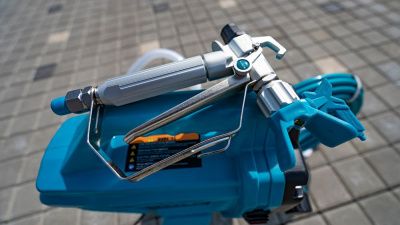 Безвоздушный окрасочный аппарат DP-X6 вид модели безвоздушный окрасочный аппарат dp-x6