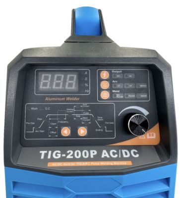 вид модели сварочный аппарат многофункциональный hamer tig-200p ac/dc