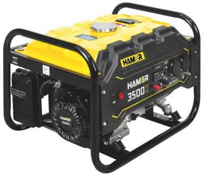 вид модели бензиновый генератор hamer 3500x