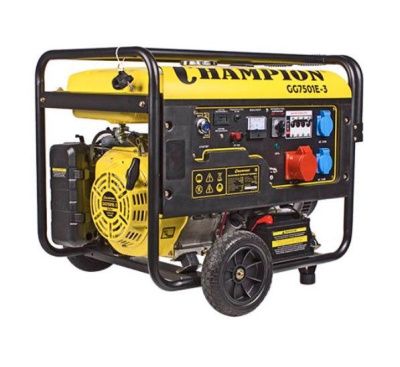 Генератор бензиновый Champion GG7501Е-3