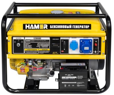 Бензиновый генератор HAMER 12000E