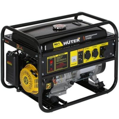 вид модели генератор бензиновый huter dy8000l