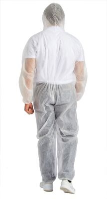 вид модели комбинезон одноразовый фригат, белый (р-р. 112-116, рост. 182-188)