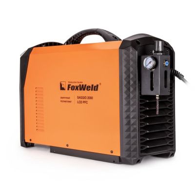 вид модели сварочный полуавтомат foxweld saggio 2000 lcd pfc (5в1)