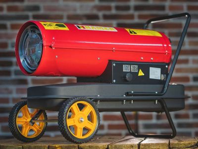 вид модели пушка тепловая дизельная проф. прямого нагрева с датчиком температуры dh-20 (20 квт), hamer