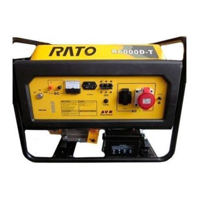 вид модели генератор бензиновый rato r6000d-t