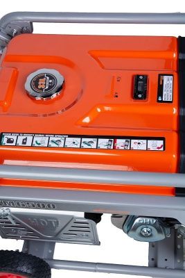вид модели бензиновый генератор tor km6500h