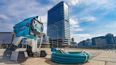 Безвоздушный окрасочный аппарат DP-X6 вид модели безвоздушный окрасочный аппарат dp-x6