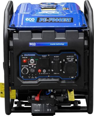 вид модели генератор бензиновый инверторный eco pe-7000esi