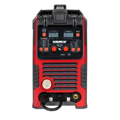 вид модели сварочный полуавтомат hamer mig-250i synergic