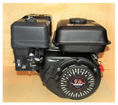 вид модели двигатель бензиновый tss km210c-q (диаметр вала = 19,5 мм.)