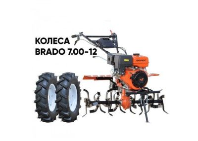 Культиватор SKIPER SP-1600S + колеса BRADO 7.00-12 (комплект)