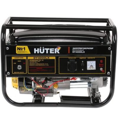 вид модели генератор бензиновый huter dy4000lx